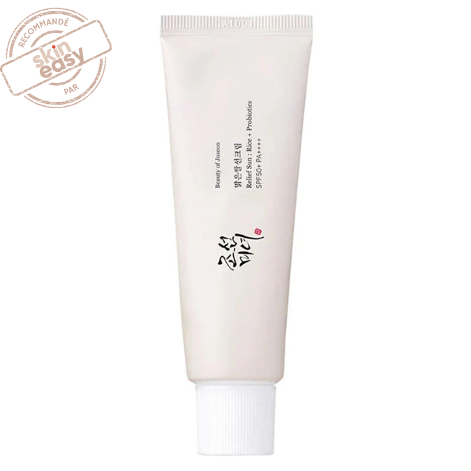 Beauty of Joseon Relief Sun  Rice + Probiotics SPF50+ crème solaire sans traces